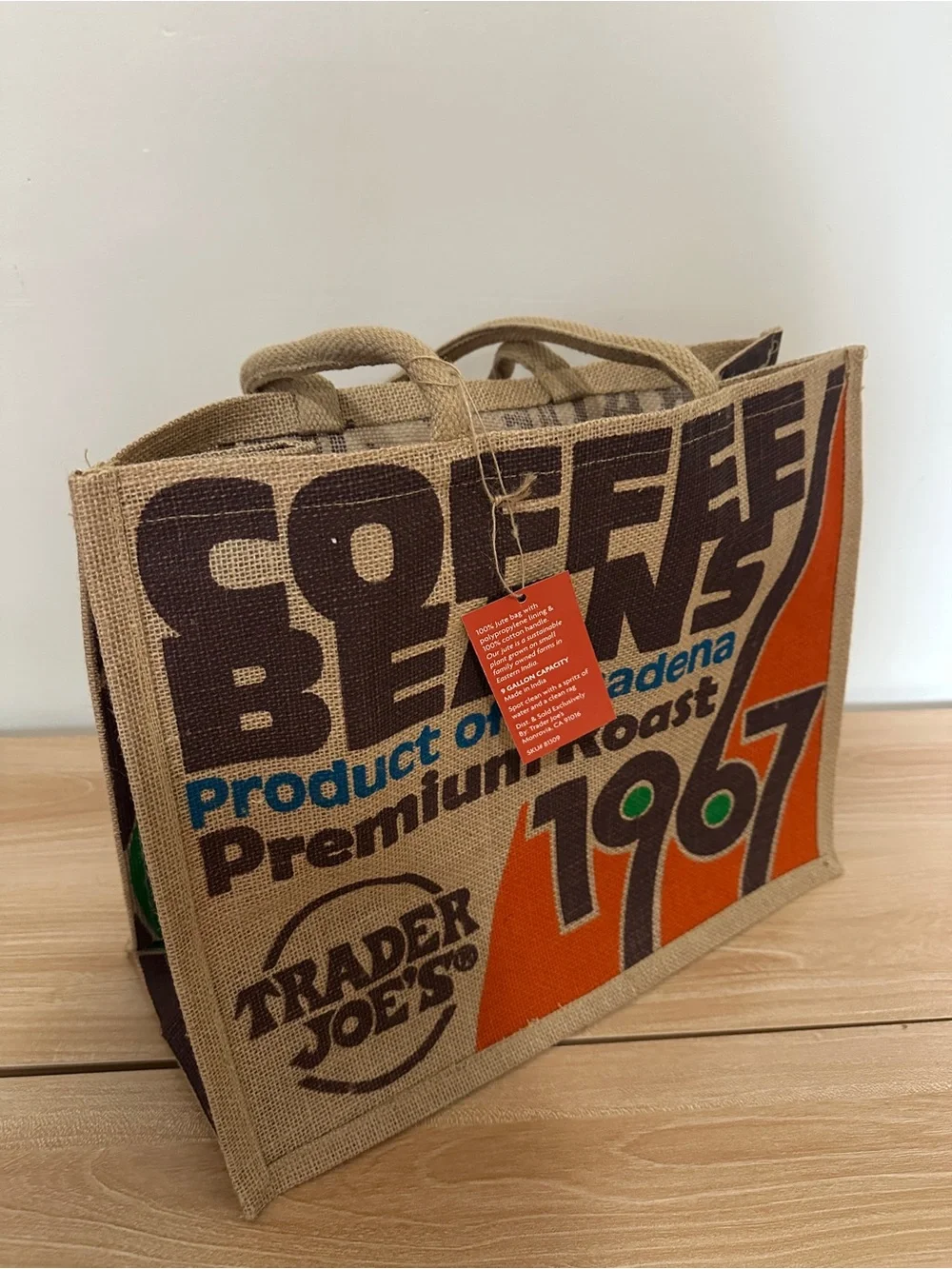 TRADER JOES COLLECTABLE - 1967 COFFEE BEAN BAG